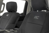 Fits Toyota Tundra 2WD/4WD (2022-2024) Seat Covers; No Rear Cup Holder; 91054