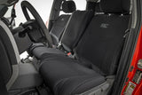 Fits Toyota Tundra 2&4WD (07-13) Seat Covers; FR w/ Console Cover and Rear 91060