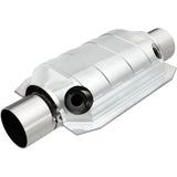 MagnaFlow universal catalytic converter 2.25 inch inlet/outlet stainless steel CARB compliant OBDII 91065