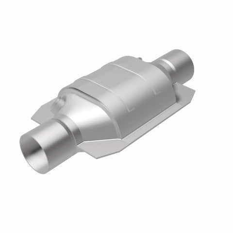 MagnaFlow universal catalytic converter 2.25 inch inlet/outlet stainless steel CARB compliant OBDII 91065