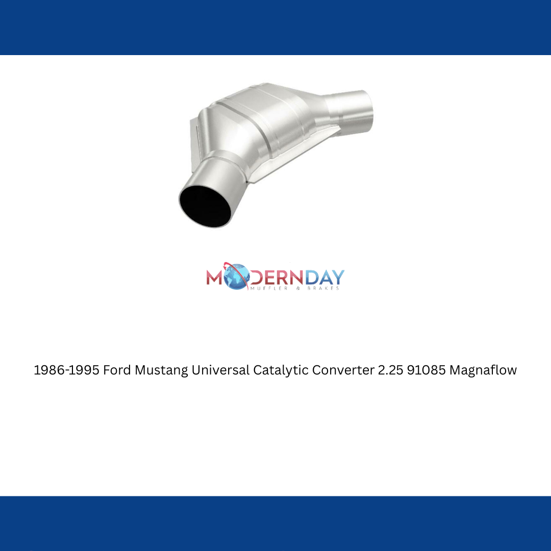 MagnaFlow universal catalytic converter 2.25 inch inlet/outlet stainless steel CARB compliant 91085