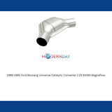 MagnaFlow universal catalytic converter 2.25 inch inlet/outlet stainless steel CARB compliant 91085
