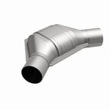 MagnaFlow universal catalytic converter 2.5 inch inlet/outlet stainless steel CARB compliant OBDII 91086