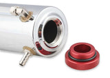 Mr. Gasket radiator fluid reservoir / recovery tank polished aluminum chrome 9135