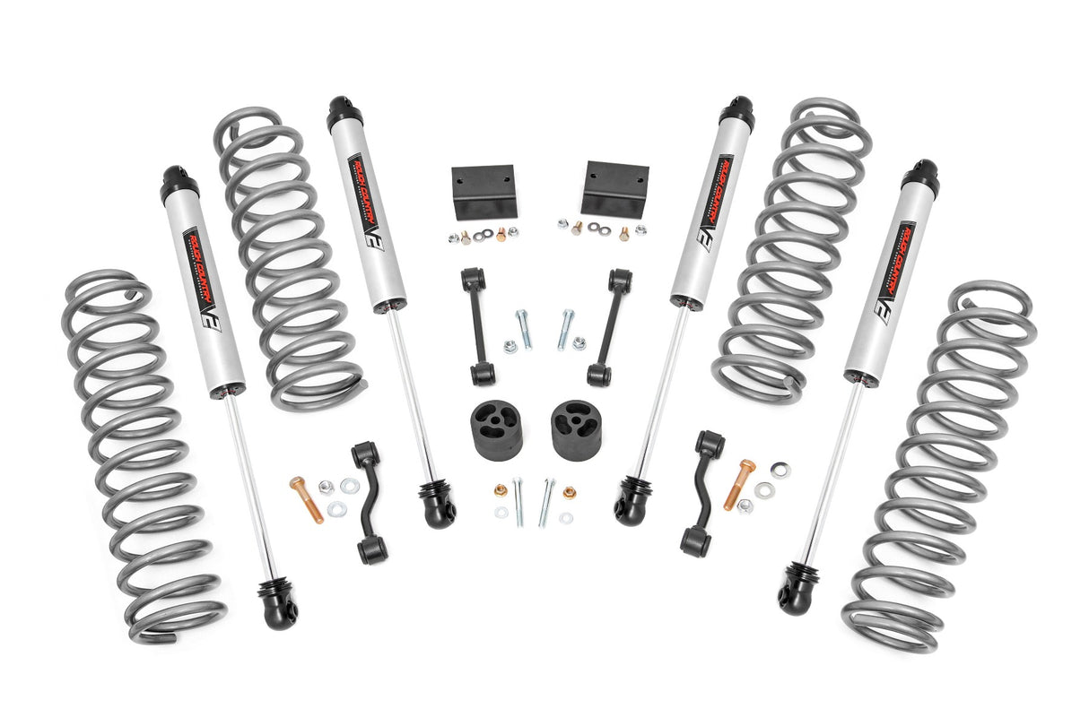Fits Jeep Wrangler JL 4WD (2018-2023) 2.5 Inch Lift Kit; Coils; V2; 91370