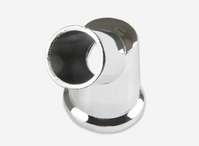 Mr. Gasket O ring style chrome water neck 45 degree Chevy polished aluminum 9141G