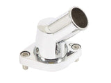 Mr. Gasket O ring style chrome water neck 45 degree Chevy polished aluminum 9141G