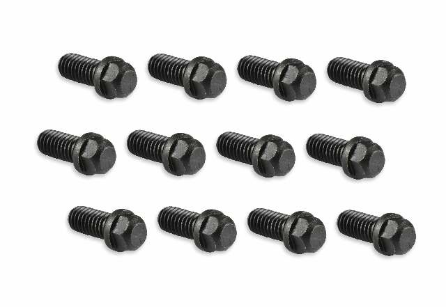 Mr. Gasket small block Chevy chrysler pontiac 3/8 16 header exhaust bolts SBC black steel 915