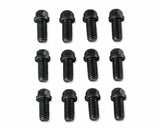 Mr. Gasket small block Chevy chrysler pontiac 3/8 16 header exhaust bolts SBC black steel 915
