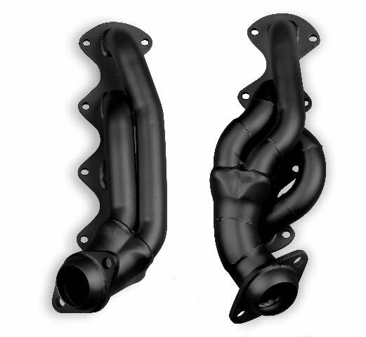 Shorty Headers - Black Painted - 91673FLT performance headers
