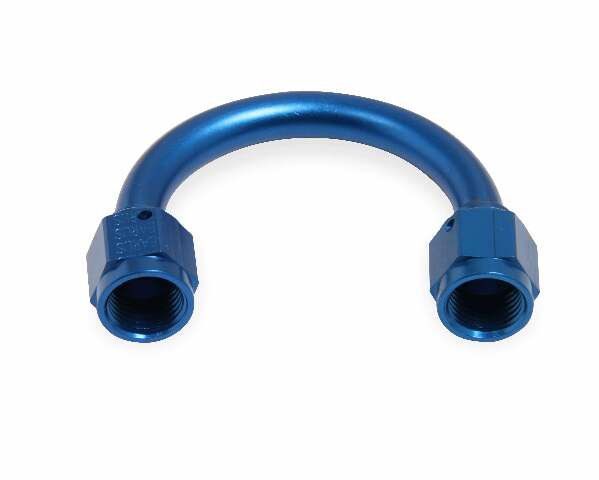 180 Degree -6 AN Female to Female Swivel w/ 1-1/2 Bend Radius - 918106ERL