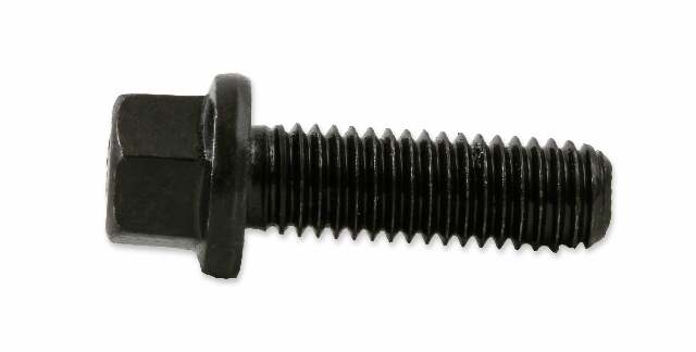 Mr. Gasket header bolt set fits GM LS series engines LS engine Chevy black steel 918G