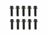 Mr. Gasket header bolt set fits GM LS series engines LS engine Chevy black steel 918G