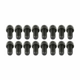 Mr. Gasket header bolts 3/8 16 x 3/4 inch hex head set of 16 black steel 919G