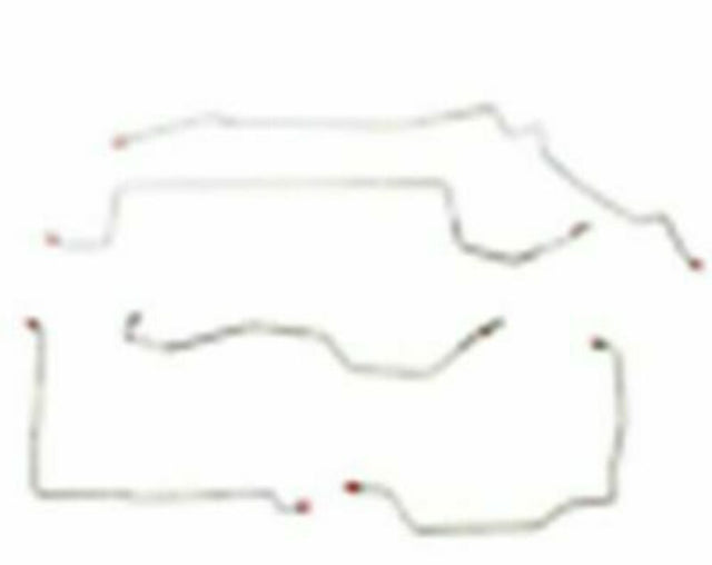 Front Brake Line Kit for 2013 92-95 Buick Lesabre AWABS ABS steel