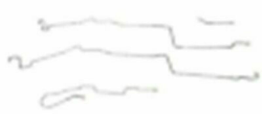 t 92-95 Buick LeSabre Intermediate Brake Line Kit AWABS Stainless Steel Fine Lines