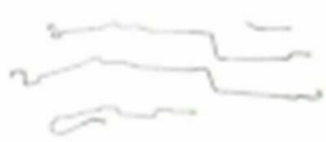 t 92-95 Buick LeSabre Intermediate Brake Line Kit AWABS Stainless Steel Fine Lines