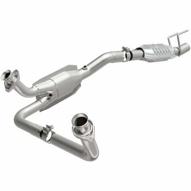 MagnaFlow direct-fit catalytic converter for 1992-1995 Ford 5.0L stainless steel Federal EPA compliant OBDII 93423
