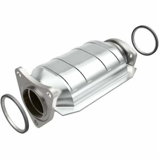 MagnaFlow direct-fit catalytic converter for 1992-1995 Lexus 4.0L passenger side stainless steel Federal EPA compliant OBDII 93356