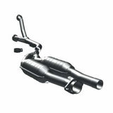 MagnaFlow direct-fit catalytic converter fits 1994-1995 Mercedes-Benz S500, Mercedes-Benz S420, and additional vehicles. Hardware is included to eliminate the hassle of working wit