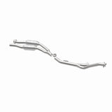 MagnaFlow direct-fit catalytic converter fits 1994-1995 Mercedes-Benz S500, Mercedes-Benz S420, and additional vehicles. Hardware is included to eliminate the hassle of working wit