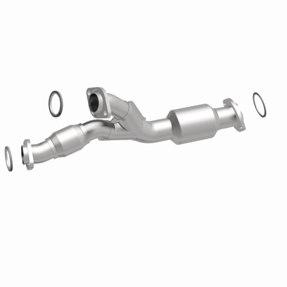 MagnaFlow direct-fit catalytic converter fits 1992-1998 Lexus SC300, 1993-1998 Toyota Supra, and more, this and 1992-1997 GS300/SC300 3.0 front 3 inch inlet/outlet stainless steel 
