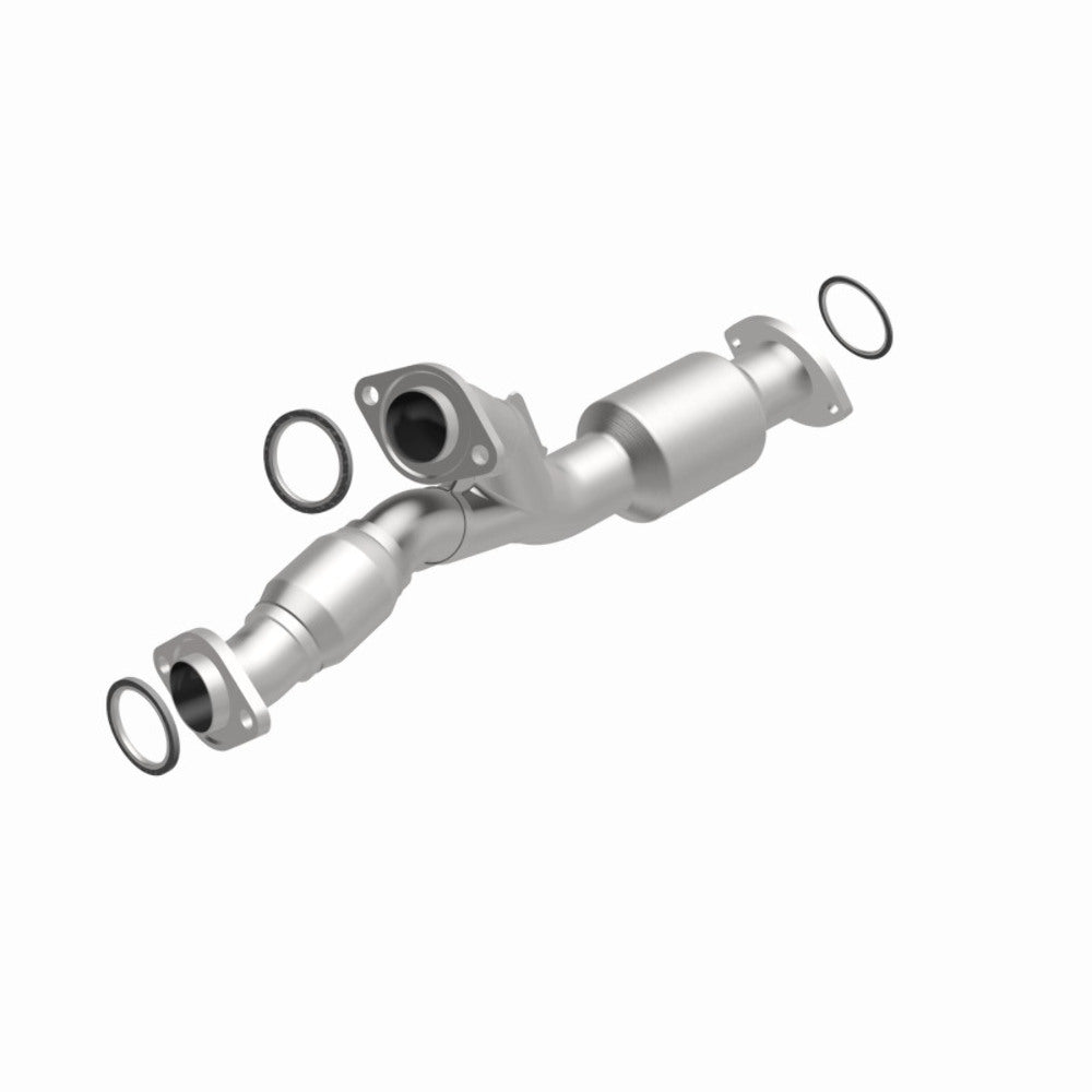 MagnaFlow direct-fit catalytic converter fits 1992-1998 Lexus SC300, 1993-1998 Toyota Supra, and more, this and 1992-1997 GS300/SC300 3.0 front 3 inch inlet/outlet stainless steel 