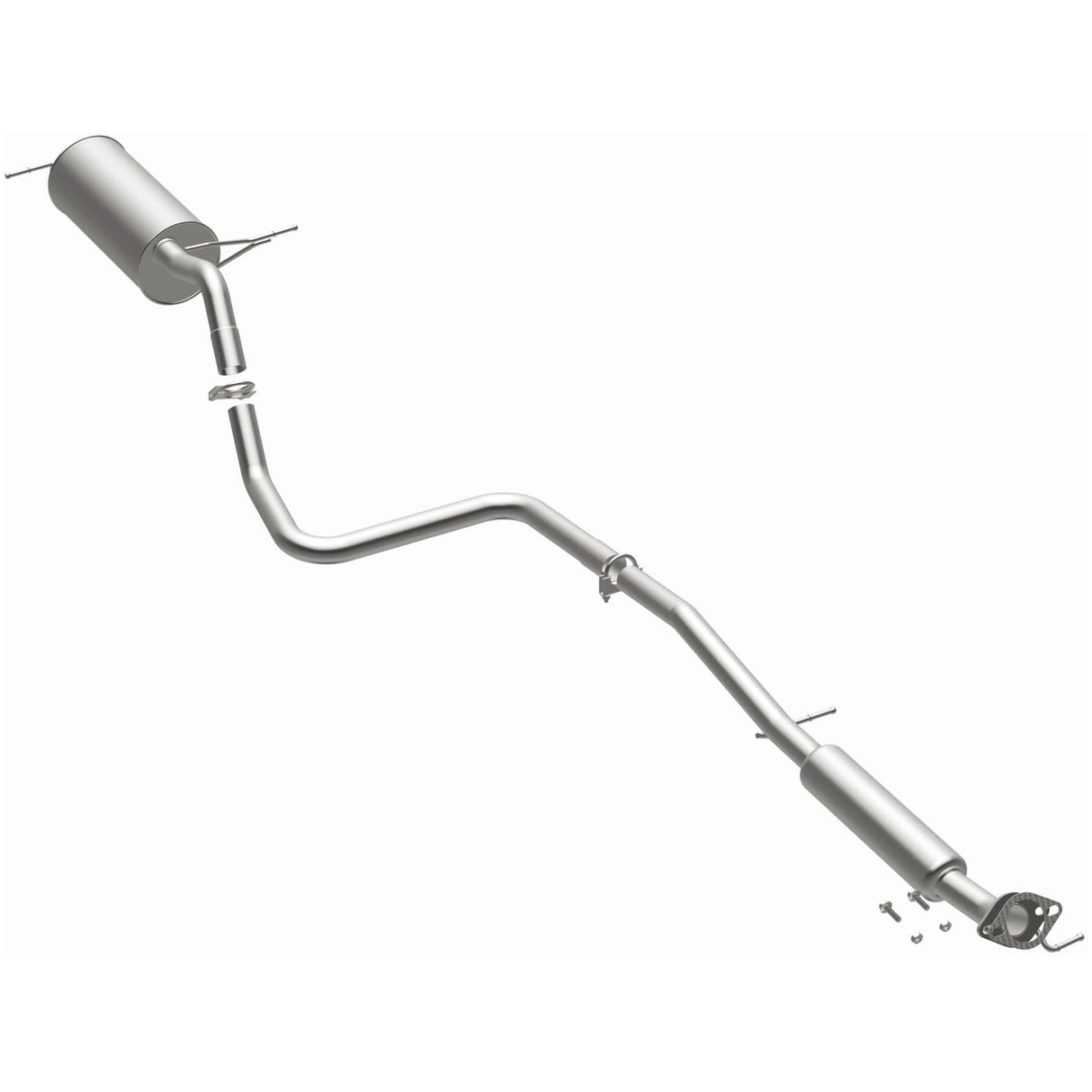 Fits 2011-2016 Ford Fiesta 1.6L Direct-Fit Replacement Exhaust System aluminized steel