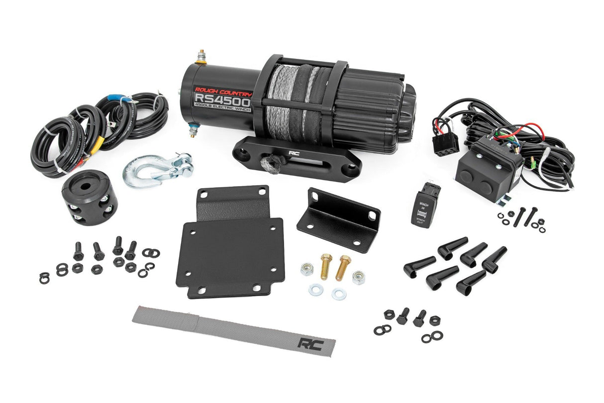 Rough Country Winch Mount - RS4500S - Honda Pioneer 1000 - 92069