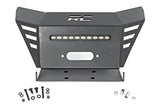 Fits Honda Pioneer 520 Winch Plate; 10" Black Slimline; 92078