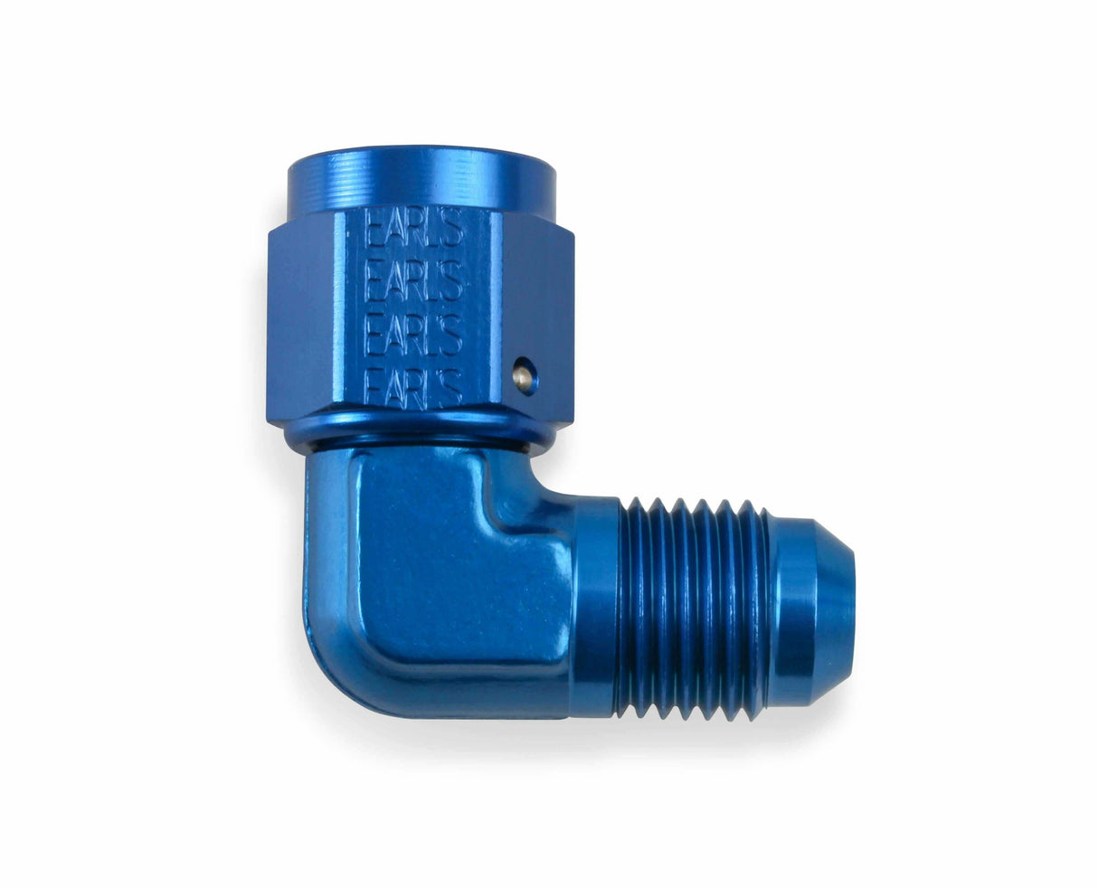 Earls 90 Degree -3 AN Male to -3 AN Female Swivel - 921103ERL