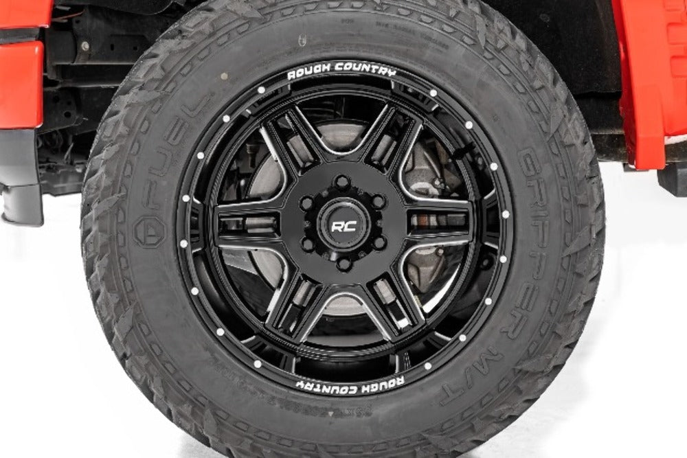 Rough Country 92 Series Wheel Machined One-Piece Black 18x9 6x135 +0mm 92180017