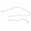 t 93-95 Jeep Wrangler Intermediate Brake Line Kit No ABS Stainless Steel Fine Lines