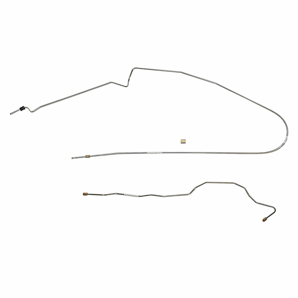 t 93-95 Jeep Wrangler Intermediate Brake Line Kit No ABS Stainless Steel Fine Lines