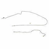 t 93-95 Jeep Wrangler Intermediate Brake Line Kit No ABS Stainless Steel Fine Lines