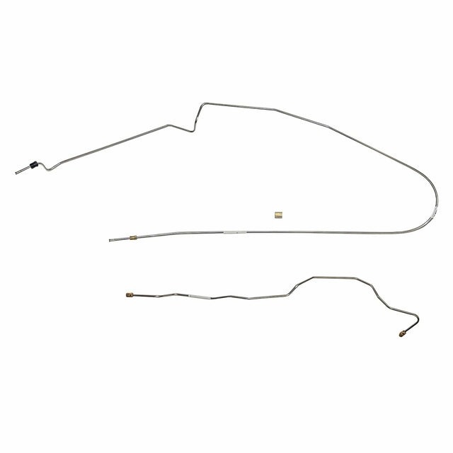 t 93-95 Jeep Wrangler Intermediate Brake Line Kit No ABS Stainless Steel Fine Lines