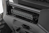 Fits Polaris Ranger XP 1000 LED Light Bumper Mount 12" Black Single DRL 93027
