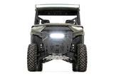Fits Polaris Ranger XP 1000 LED Light Bumper Mount 12" Black Single DRL 93027
