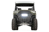 Fits Polaris Ranger XP 1000 LED Light Bumper Mount 12" Black Single DRL 93027