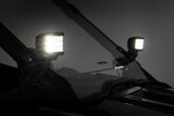 Fits Polaris RZR PRO XP LED Light Kit "A" Pillar Mount 2" Black Pair Spot 93076