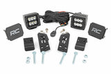 Fits Polaris RZR PRO XP LED Light Kit "A" Pillar Mount 2" Black Pair Spot 93076