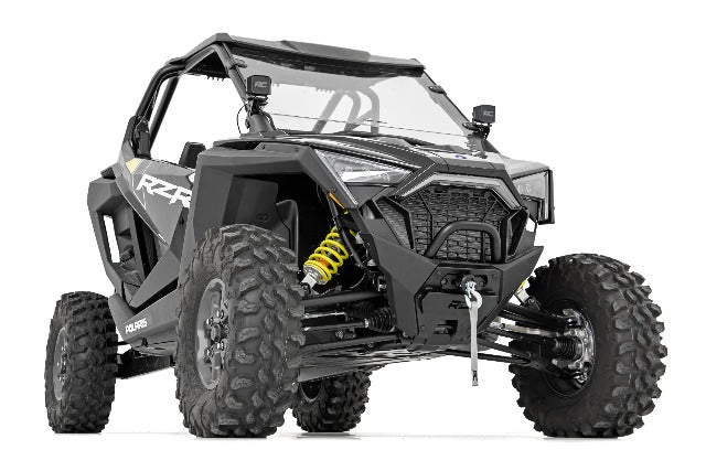 Fits Polaris RZR PRO XP LED Light; A Pillar Mount; 2" Black Pair;  DRL; 93080