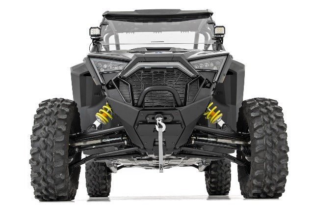 Fits Polaris RZR PRO XP LED Light; A Pillar Mount; 2" Black Pair;  DRL; 93080