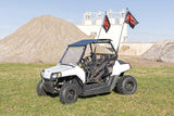 Fits Polaris Ranger RZR 170/RZR 170 LED Light Whip Kit; Bed Mount; 93086