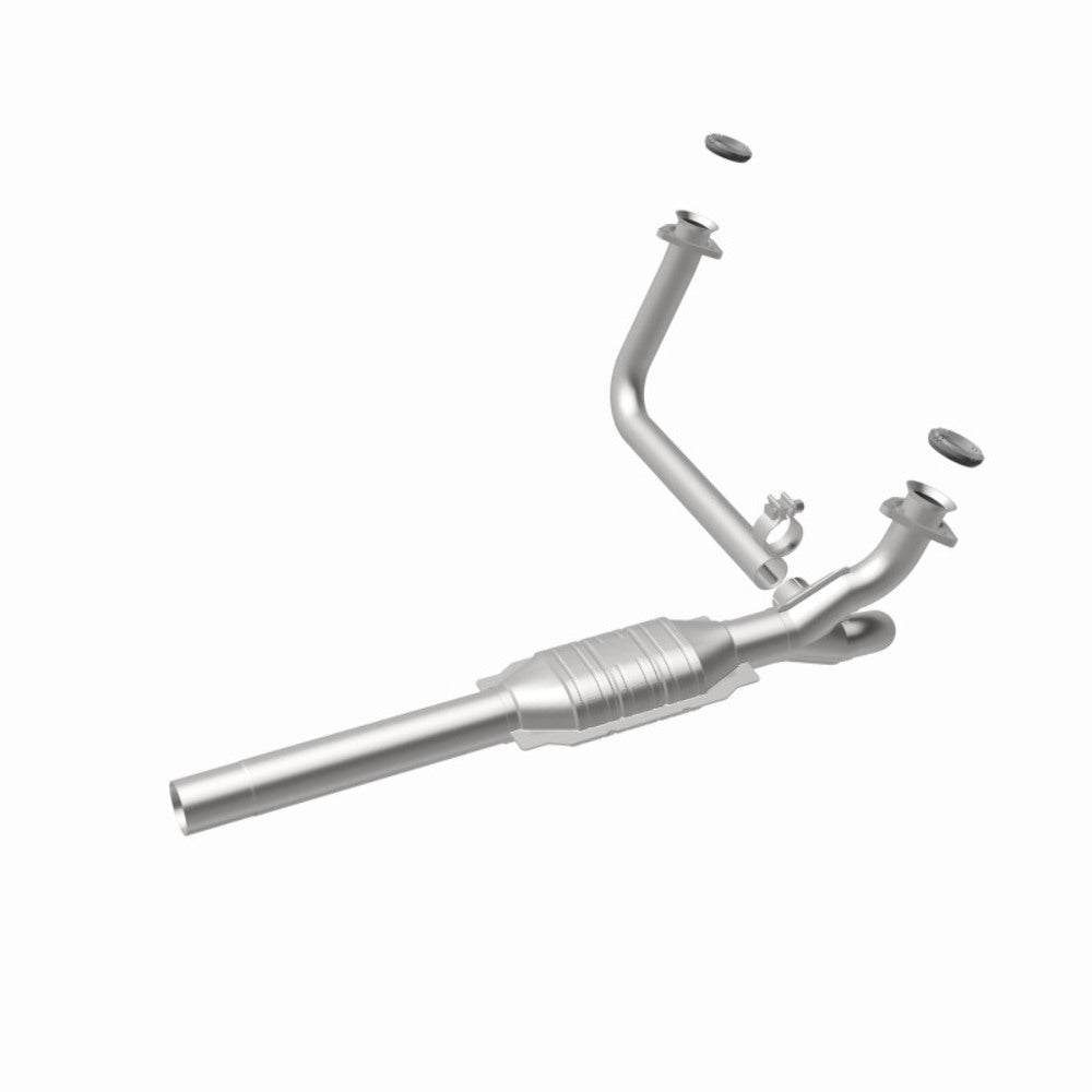 MagnaFlow direct-fit catalytic converter fits 1993 Chevrolet C1500, 1993 GMC C1500, and additional vehicles and 1993 Chevrolet C1500 stainless steel CARB compliant 93109