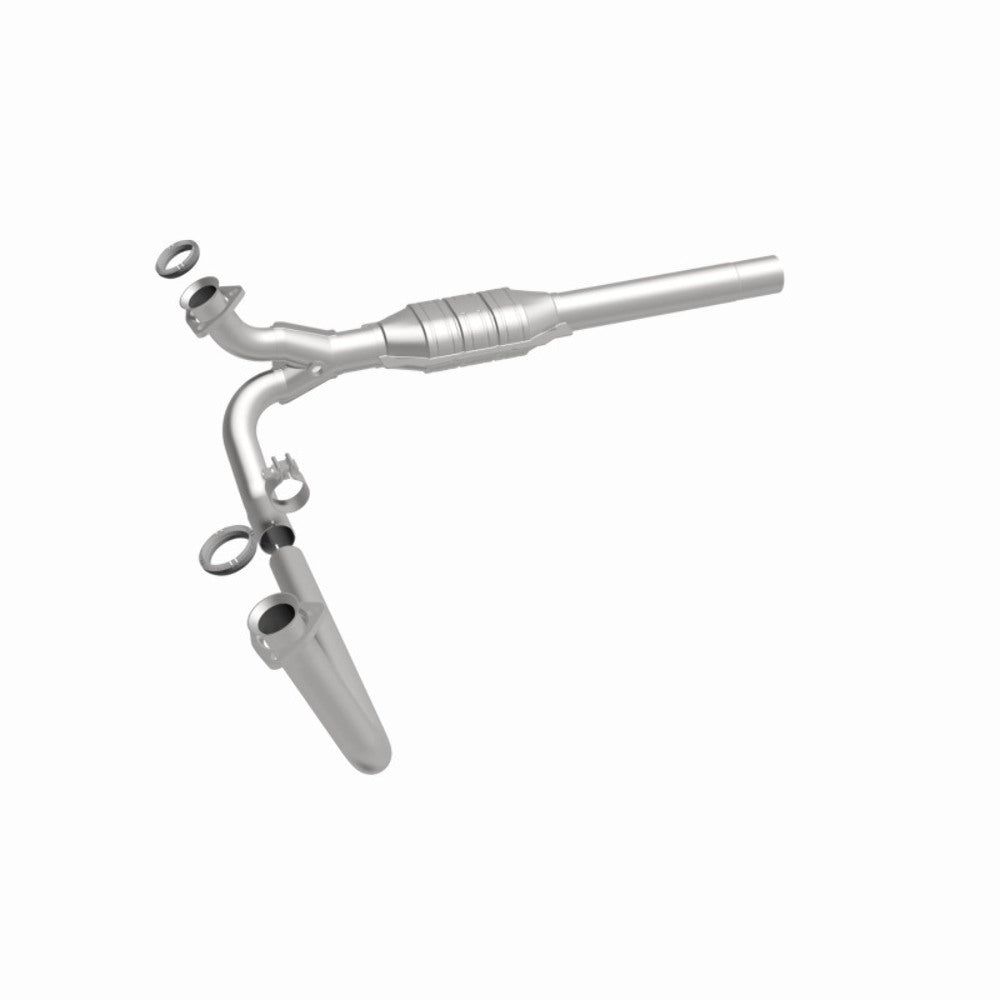 MagnaFlow direct-fit catalytic converter fits 1993 Chevrolet C1500, 1993 GMC C1500, and additional vehicles and 1993 Chevrolet C1500 stainless steel CARB compliant 93109