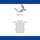 MagnaFlow direct-fit catalytic converter for 1998-2000 Ford 3 inch inlet 4 inch outlet stainless steel Federal EPA compliant OBDII 93110