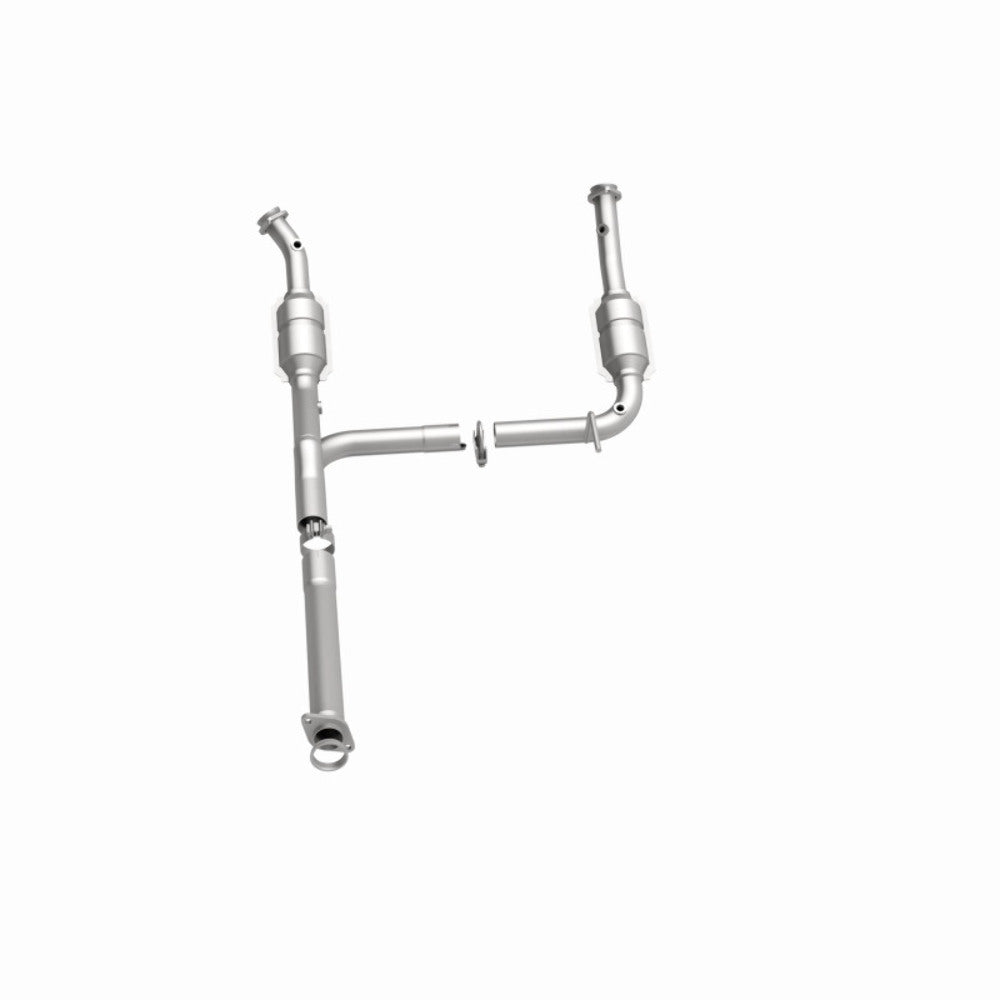 MagnaFlow direct-fit catalytic converter fits 2004-2005 Ford Explorer and Mercury Mountaineer and 05 Explorer 4.0 2/4wd 4 inch inlet/outlet stainless steel CARB compliant 93111