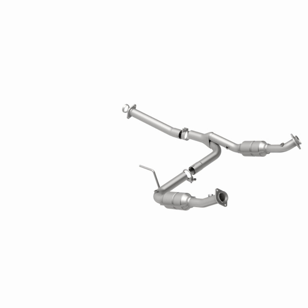 MagnaFlow direct-fit catalytic converter fits 2004-2005 Ford Explorer and Mercury Mountaineer and 05 Explorer 4.0 2/4wd 4 inch inlet/outlet stainless steel CARB compliant 93111