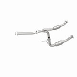 MagnaFlow direct-fit catalytic converter fits 2004-2005 Ford Explorer and Mercury Mountaineer and 05 Explorer 4.0 2/4wd 4 inch inlet/outlet stainless steel CARB compliant 93111